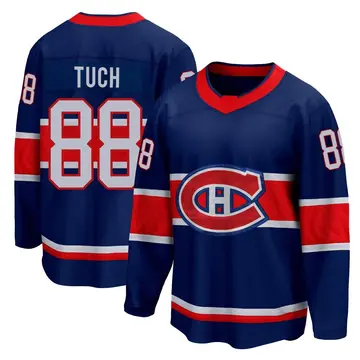 Men's Luke Tuch Montreal Canadiens ＃88 Breakaway Blue 2020/21 Special Edition Jersey