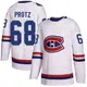 Men's Owen Protz Montreal Canadiens ＃68 Authentic White 2017 100 Classic Jersey