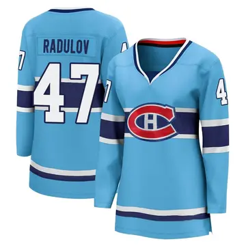 Women's Alexander Radulov Montreal Canadiens ＃47 Breakaway Light Blue Special Edition 2.0 Jersey
