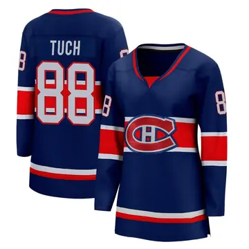 Women's Luke Tuch Montreal Canadiens ＃88 Breakaway Blue 2020/21 Special Edition Jersey