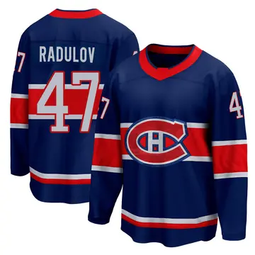 Youth Alexander Radulov Montreal Canadiens ＃47 Breakaway Blue 2020/21 Special Edition Jersey