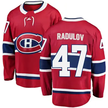 Youth Alexander Radulov Montreal Canadiens ＃47 Breakaway Red Home Jersey