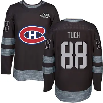 Youth Luke Tuch Montreal Canadiens ＃88 Authentic Black 1917-2017 100th Anniversary Jersey